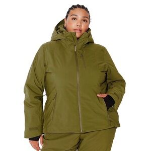 NWT Halfdays Lawerence Ski Jacket in olive green